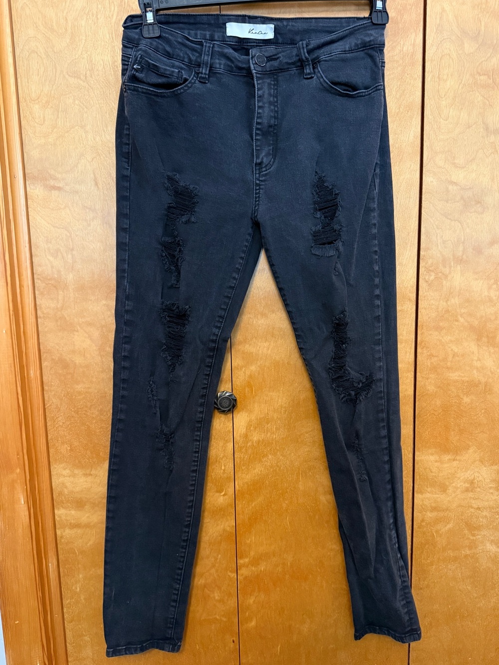 KanCan Black Distressed Women's Jeans size 11